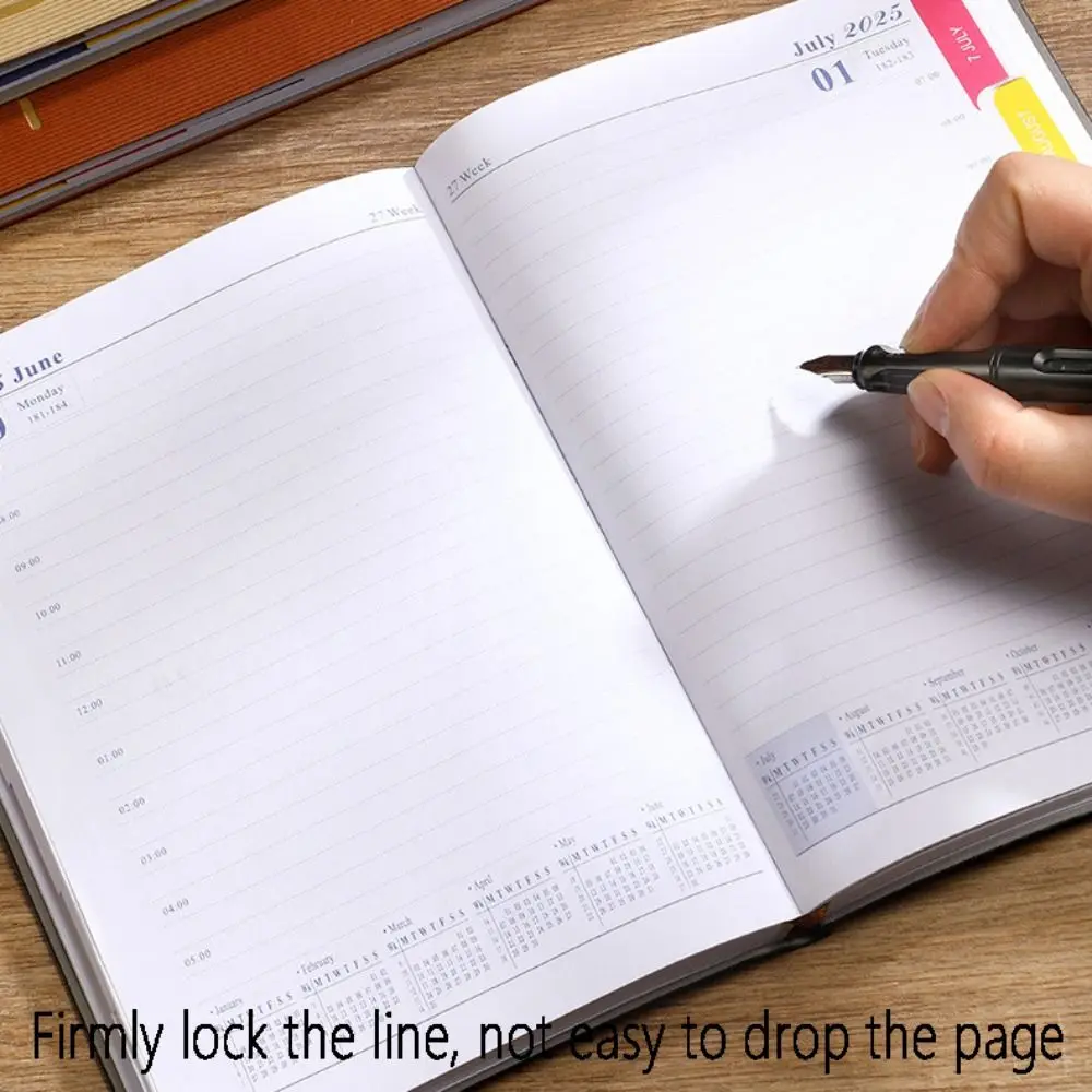 Cuadernos A5 2025 Planner Notebooks 365 Days 400pages Diary Writing Pads Notepad Note Book Schedule Journal Stationery