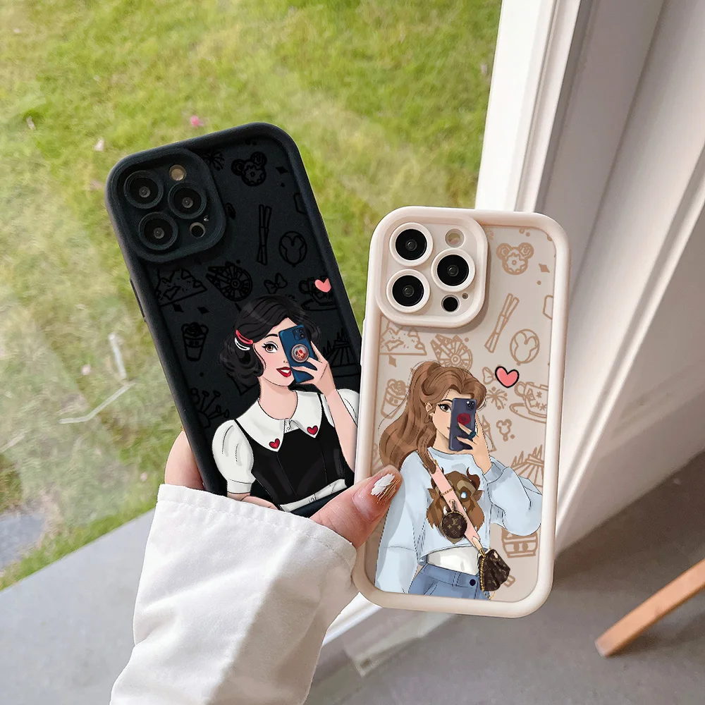 Disneies Princess Phone Case for OPPO Realme 12 8 8i 7i 11 C11 C12 C15 C20 C21Y C31 C33 C35 C53 C55 4G 5G Cover