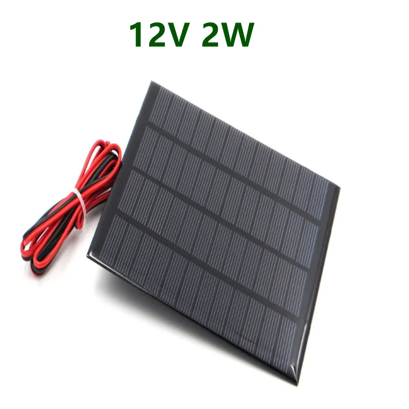 12V Panel słoneczny epoksydowy Mini panel energii słonecznej Test eksperymentu produkcyjnego DIY