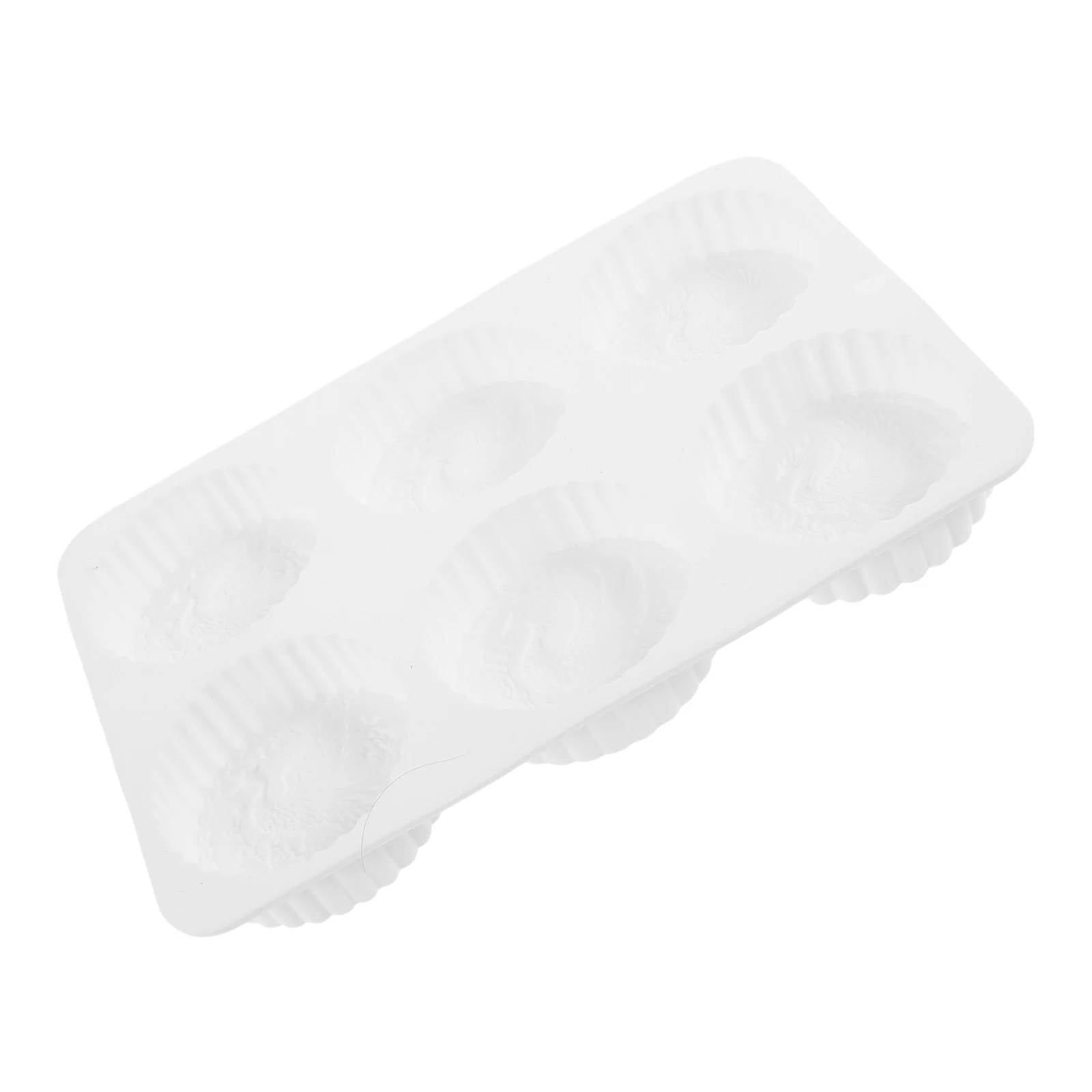 

2 Pcs Moon Cake Mold Dessert for Pastry Silicone Biscuit Moulds Candy Nonstick