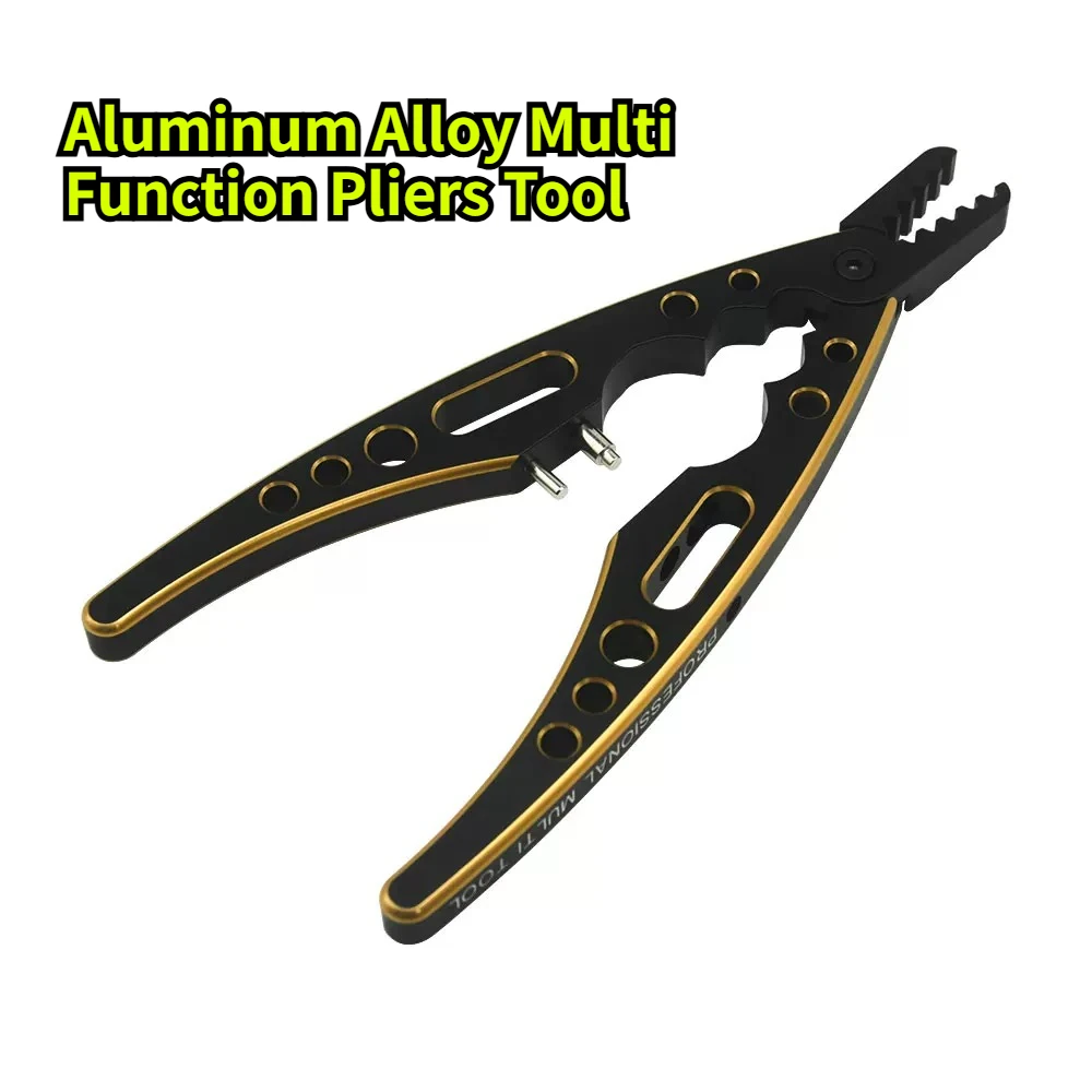 Aluminum Alloy Multi Function Pliers Tool Black Red Black Gold For 1/30 Axial SCX30 RC Crawler Car Maintenance Repair Tools part