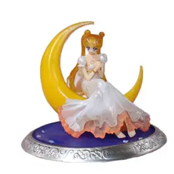 Kawaii Anime Sailor Moon Tsukino Usagi Mercury PVC Action Figure Statue Collectible Model Dolls Kids Toys for Girls Gifts