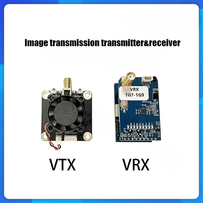 

1.7G VTX 1.6W Simulated Image Transmitter 1.7G VRX Receiver Compatible with Video Glasses Drone Accessories Stable Transmission