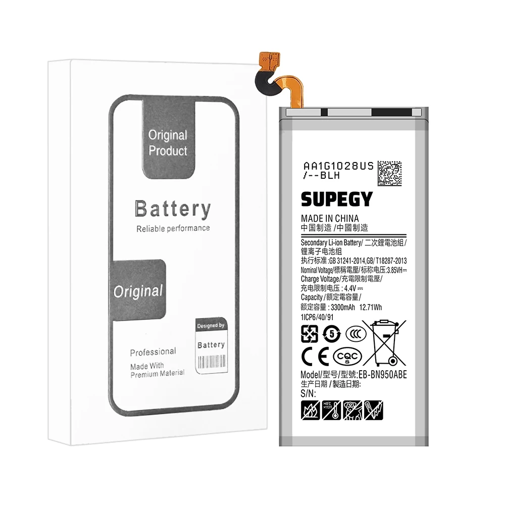 2026 Years Battery EB-BN950ABE 3300mAh For Samsung Galaxy Note 8 Note8 N950 SM-N950F N950FD N950U/U1 N950W N950N N9500 Bateria