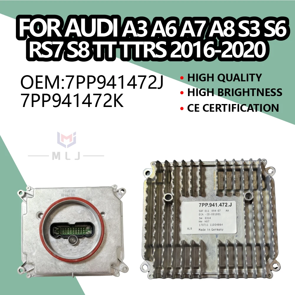 

7PP941472J 7PP941472K 7PP.941.472.J 7PP.941.472.K For Audi A3 A6 S6 A7 S7 RS7 Matrix LED headlight computer control drive module