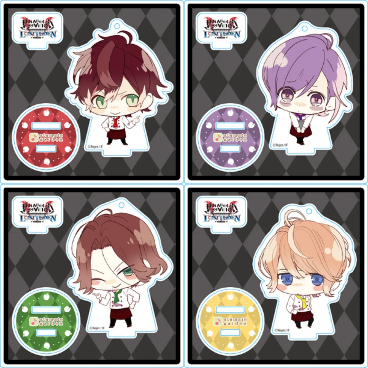 

Cute DIABOLIK LOVERS Acrylic Stand Feature Komori Yui Sakamaki Shu Ayato Kanato Laito Anime Desk Display Ornament Game Gift