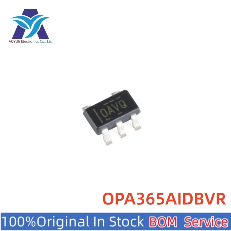 New Original IN Stock OPA365AIDBVR OAVQ SOT23-5 50MHz zero cross high CMRR RRIO Single-channel operational amplifier Chips