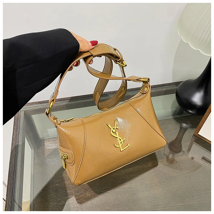 

2025 Premium Croissant Bag - Stylish Shoulder Purse for Women, Elegant Crossbody Work Bag with Top Handle