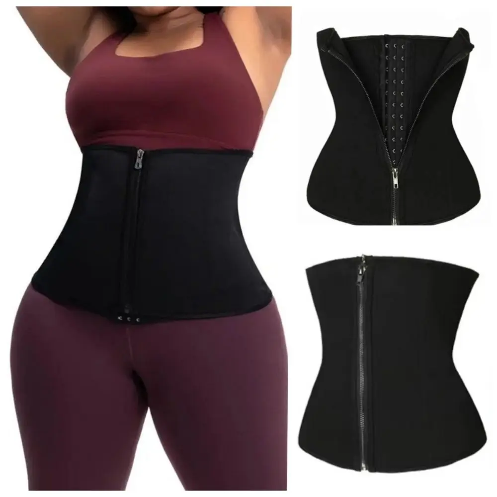 

New Black Waist Slimming Belt Corset Belly Sheath Shapewear Waist Trainer Postpartum Belt Compression Girdle Body Shaper Women