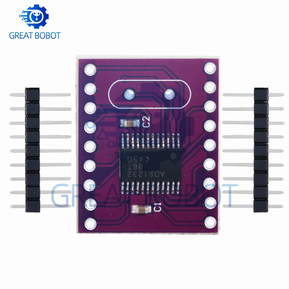 CJMCU-1232 ADS1232 24-Bit Ultra Low Noise Analog to Digital Converter Module ADS1232IPWR for Arduino & STM32