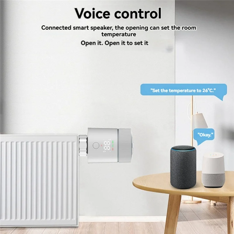 

APPLIA-Tuya Wi-Fi умный термостат TRV термостатический привод клапана радиатора контроль температуры умный дом голосовой дом
