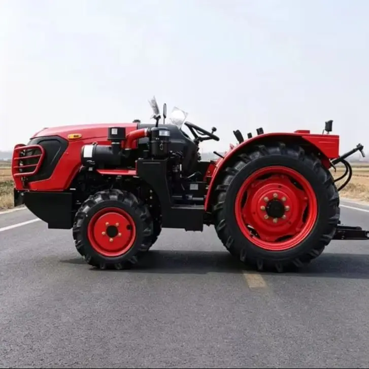 Customized Ride-on Mini Tiller, Best-selling Four-wheel Cultivator, 4WD Equipped Rotary Tiller for Farmland Ploughing