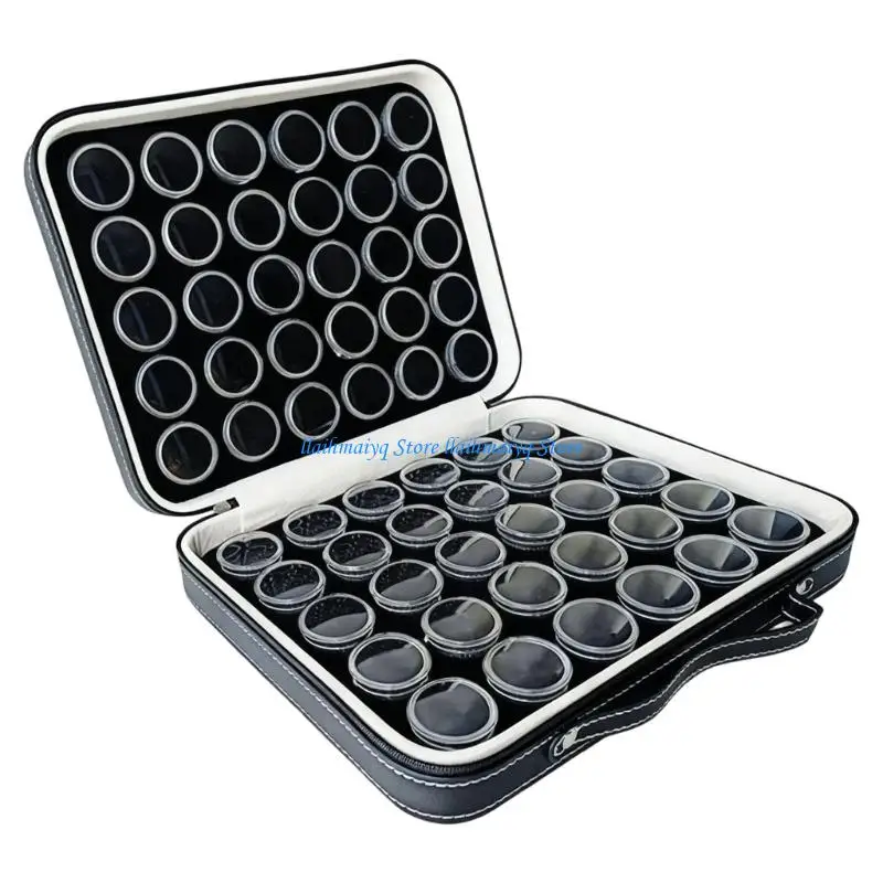 573B Shatterproof Acrylic Storage Case with Carrying Handle Jewelry Box for Jewelry