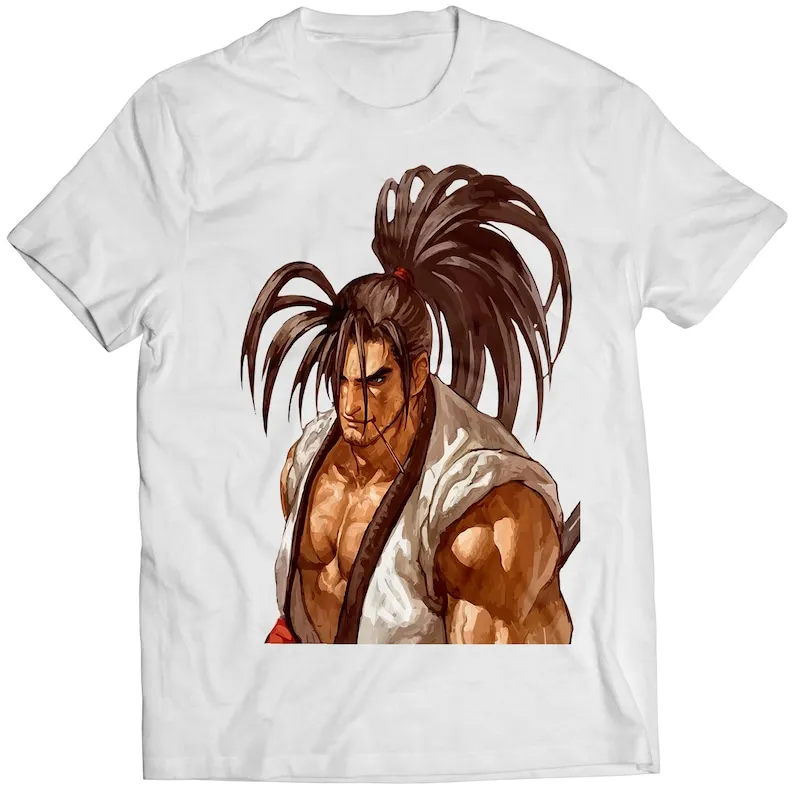 

Haohmaru V2 NG Battle Coliseum Premium Unisex T-shirt (vector).