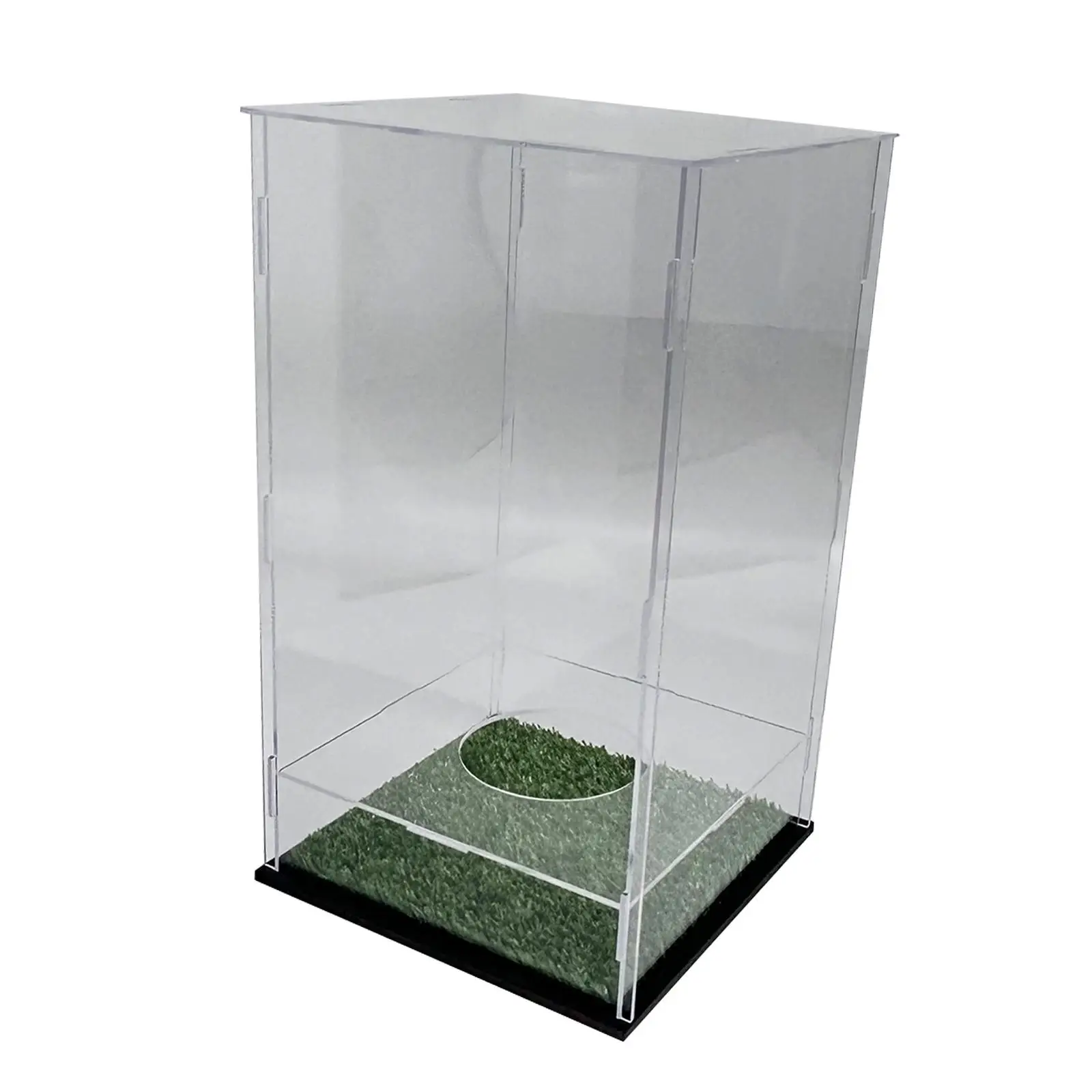 Vitrine de football en acrylique transparent, boîte de vitrine, objets de collection de sport pratiques