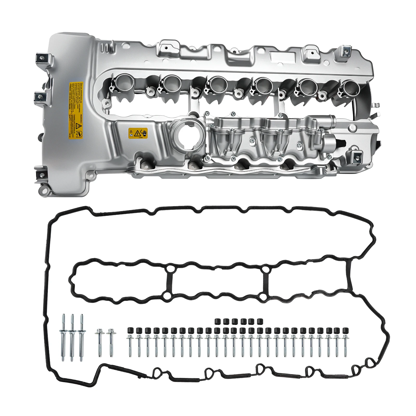 11127565284 Aluminium Valve Cover kit For BMW N54 335xi 335i 535i 135i Z4 740i 740Li 335is L6 3.0L Replacement For 11127565284