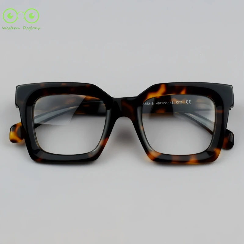 إطار نظارات قصر النظر بتصميم ياباني مصنوع يدويًا، إطار عتيق للرجال والنساء، إطار عين عصري للرجال والنساء