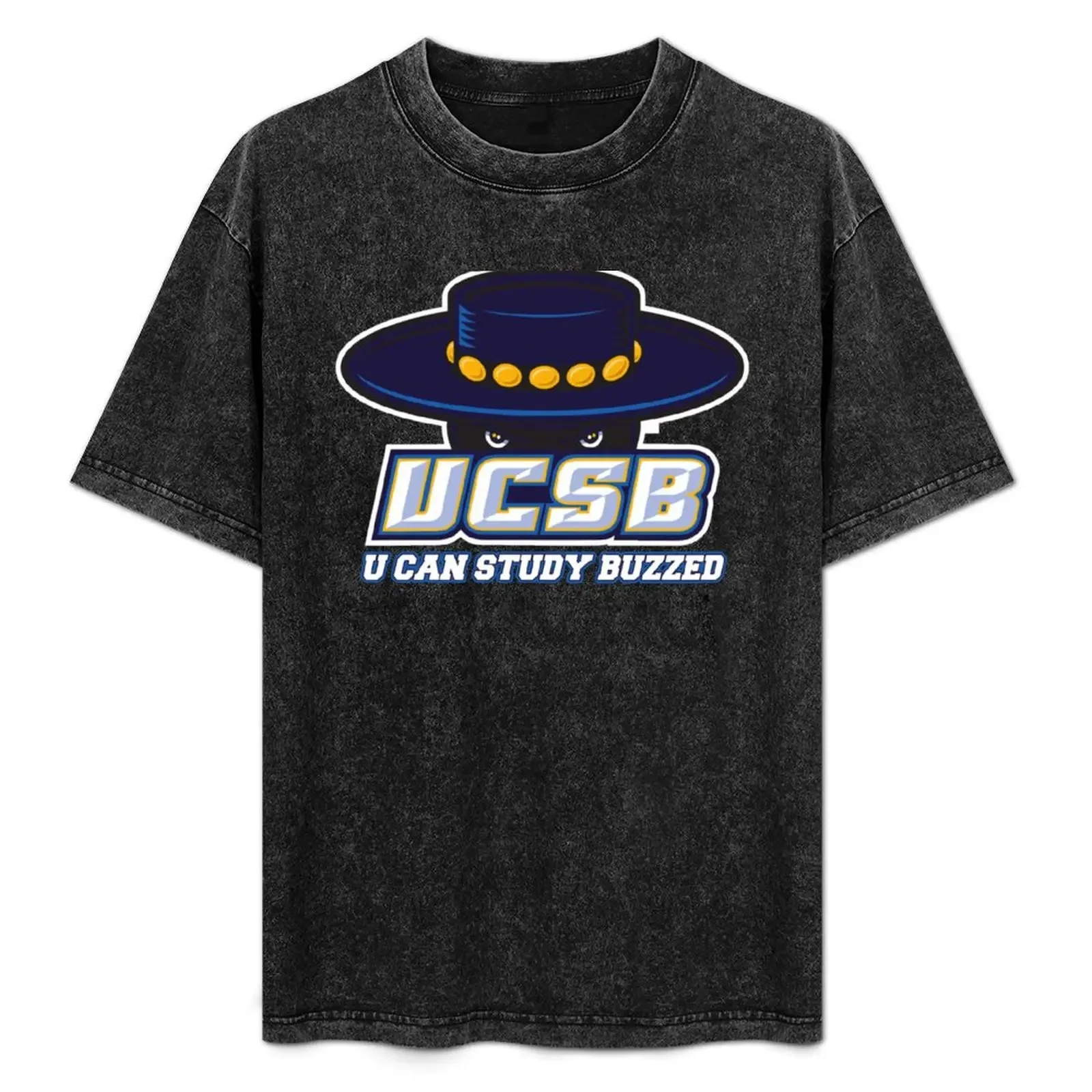

UCSB U CAN STUDY BUZZED T-Shirt football t shirt aesthetic clothes anime tshirt blanks mens clothing