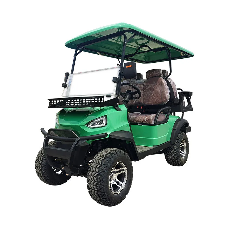 

4-Seat new electric golf cart, scenic tourist shuttle car, ferry golf cart