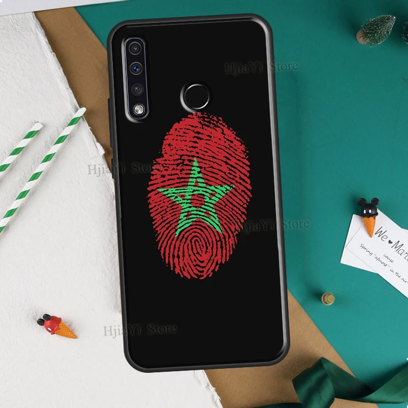 Morocco Flag Coat Of Arms For Huawei Honor 10i 7C 7A 6C 4C Pro 8A 9A 6X 7X 8X 9X 7S 8S 9S 8 9 20 10X 10 Lite Case