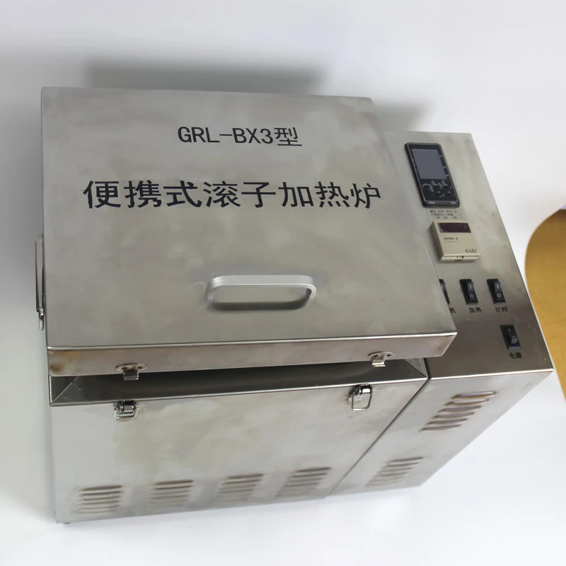 GRL-BX3 Portable Roller Heating Furnace 180 degrees Intelligent Temperature Control 220V for the aging test of drilling fluid