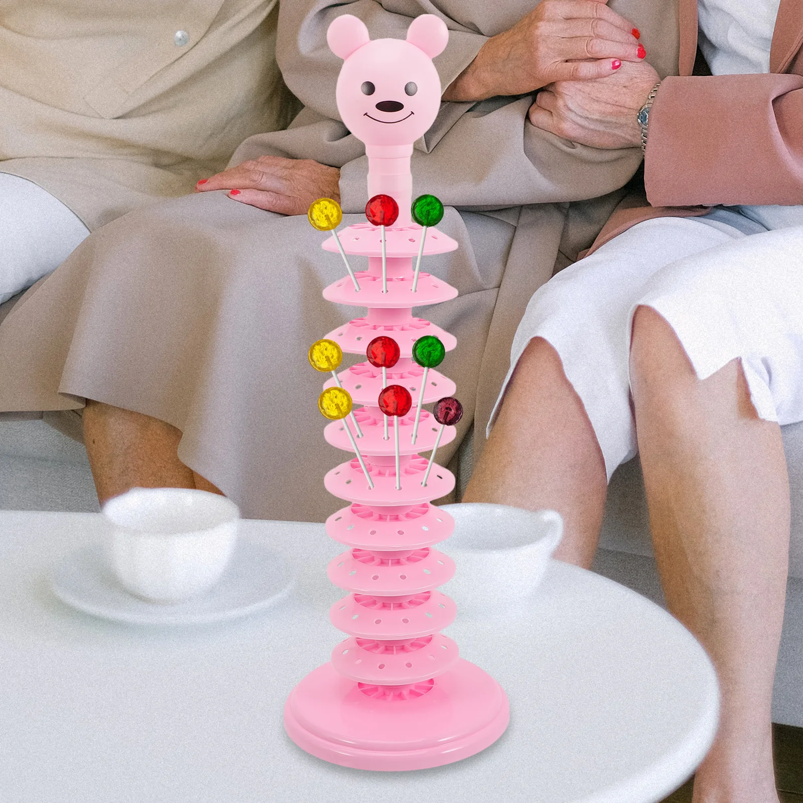 

Adjustable Lollipop Display Rack Multi-Function Storage Stand Desktop Candy Holder Plastic Display Rack For Store Or Home