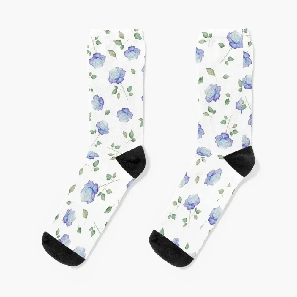 Galaxy Rose (White) Socks kids football Heating sock anime Man Socks Women's