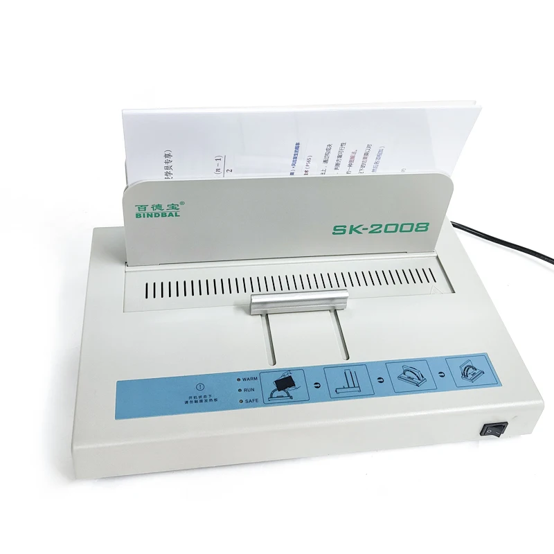 220V  Hot Melt Binding Machine Small Glue Binding Machine Thermal Binding
