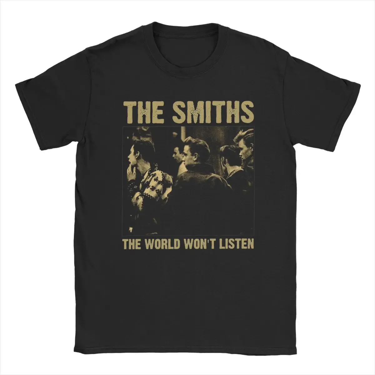 The Smiths WurId Won't Listen Men's T Shirt Novelty Tee Shirt Short Sleeve Round Collar T-Shirt Cotton Plus Size Tops