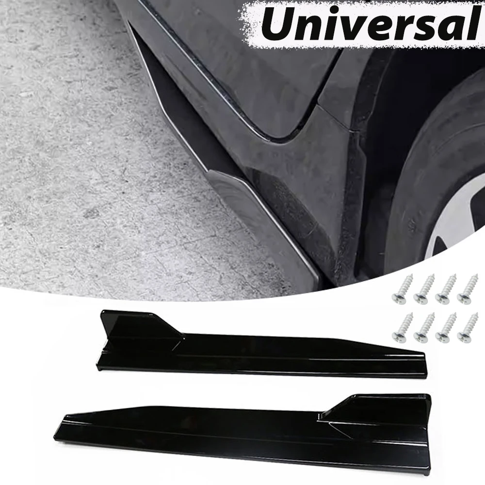 

2 шт./пара левый/правый задний бампер, разделитель для губ, диффузор, универсальные крылышки для кузова, боковая юбка, диффузоры крыльев для автомобилей