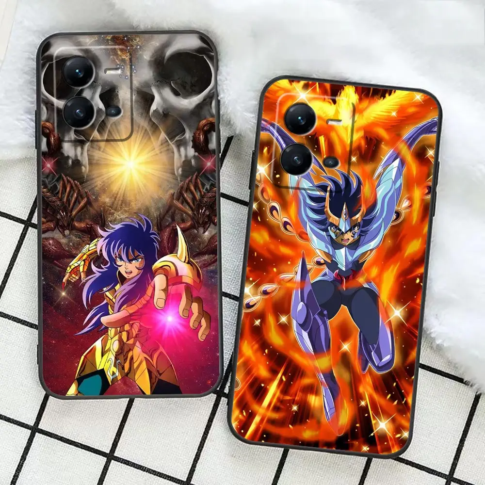 S-Saint Seiya Hades Santuario Phone Funda Case For VIVO X90 X80 X70 X60 X50 X30 X23 V29 V27 V25 V23 V23E V21 V21E V20 Case Shell