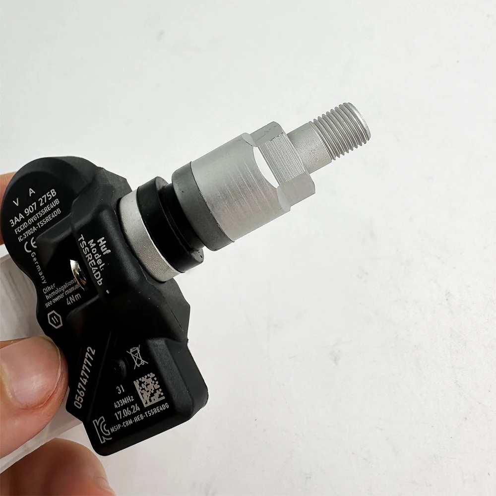 1/4PCS Tire Pressure Sensor TPMS 433MHz For VW CC 2.0L 3.6L 2011-2017 Tiguan Passat 3AA907275B 3AA907275F 3AA907275D 3AA907275