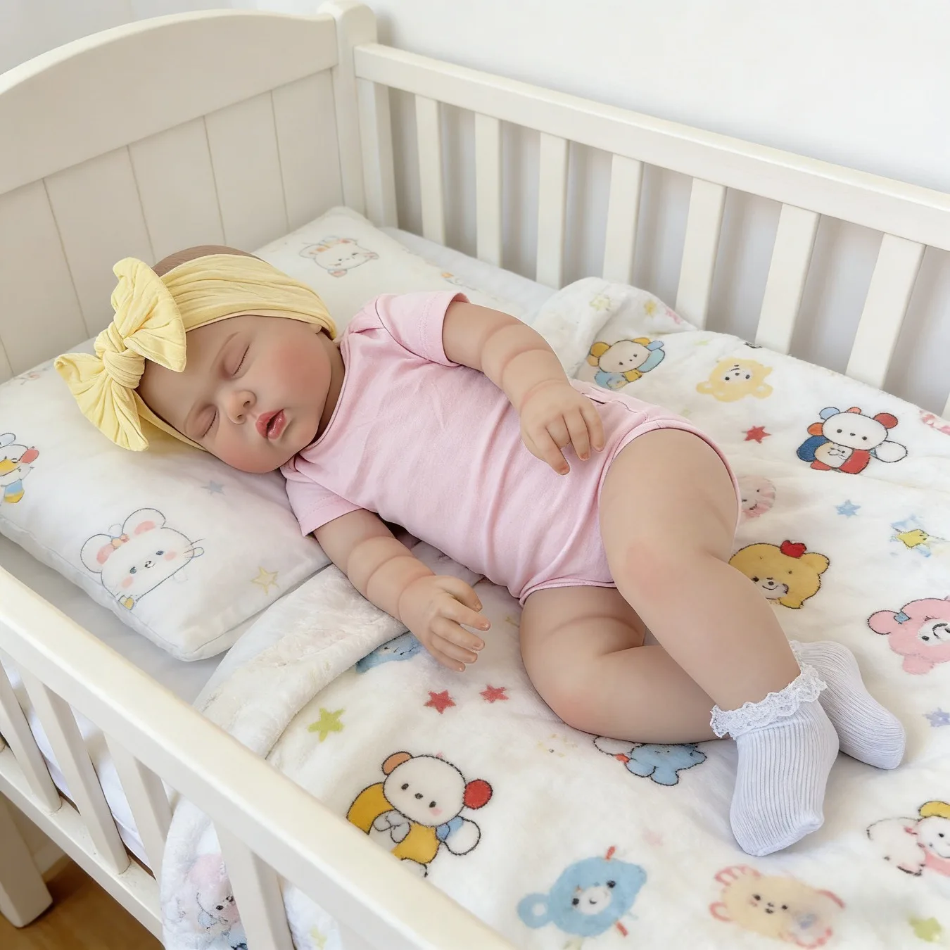 

Кукла-реборн 60 см, младенец, полная, спящая, как на фото, реалистичная, с венами, muñecas bebê reborn