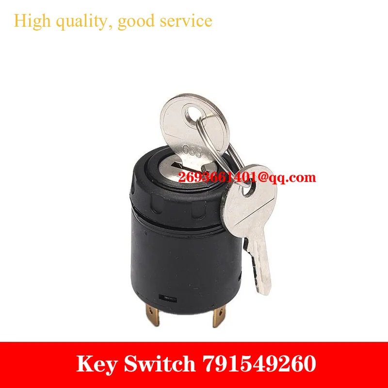 

633 Forklift Ignition Switch/Key Switch 7915492601 with 2 Keys for Linde R14, R16,R20.