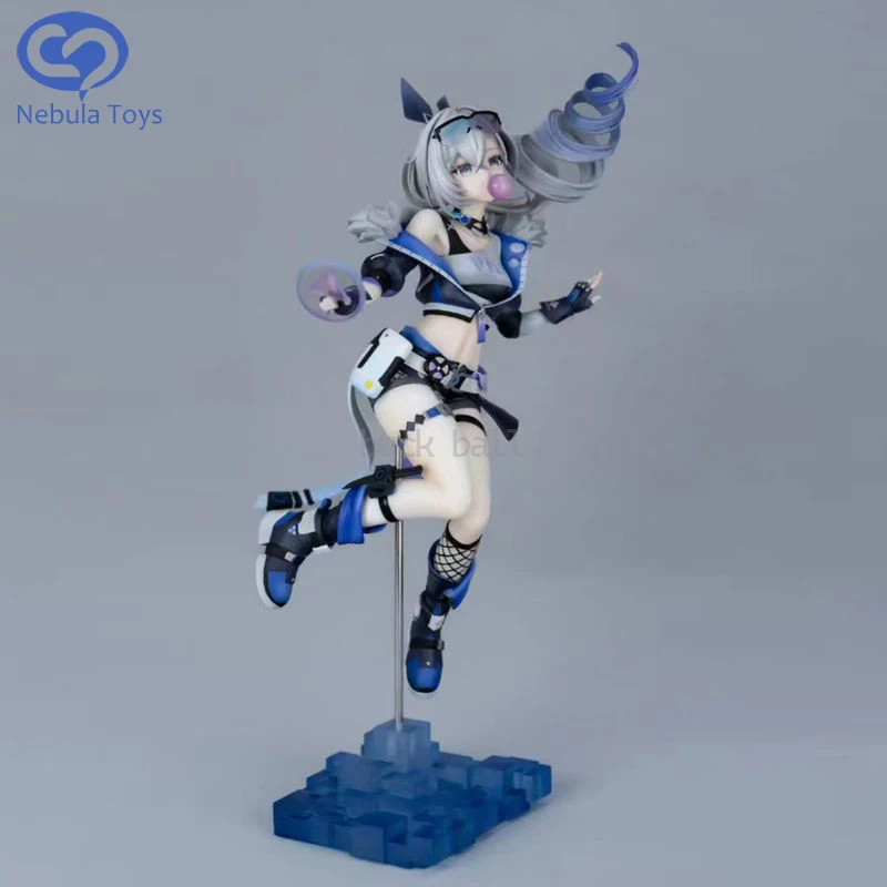 Honkai: Star Rail Figur Silver Wolf Anime Figur Blow Bubbles Silver Wolf Figur Modell Statue Puppe Sammlung Spiel Spielzeug Geschenke