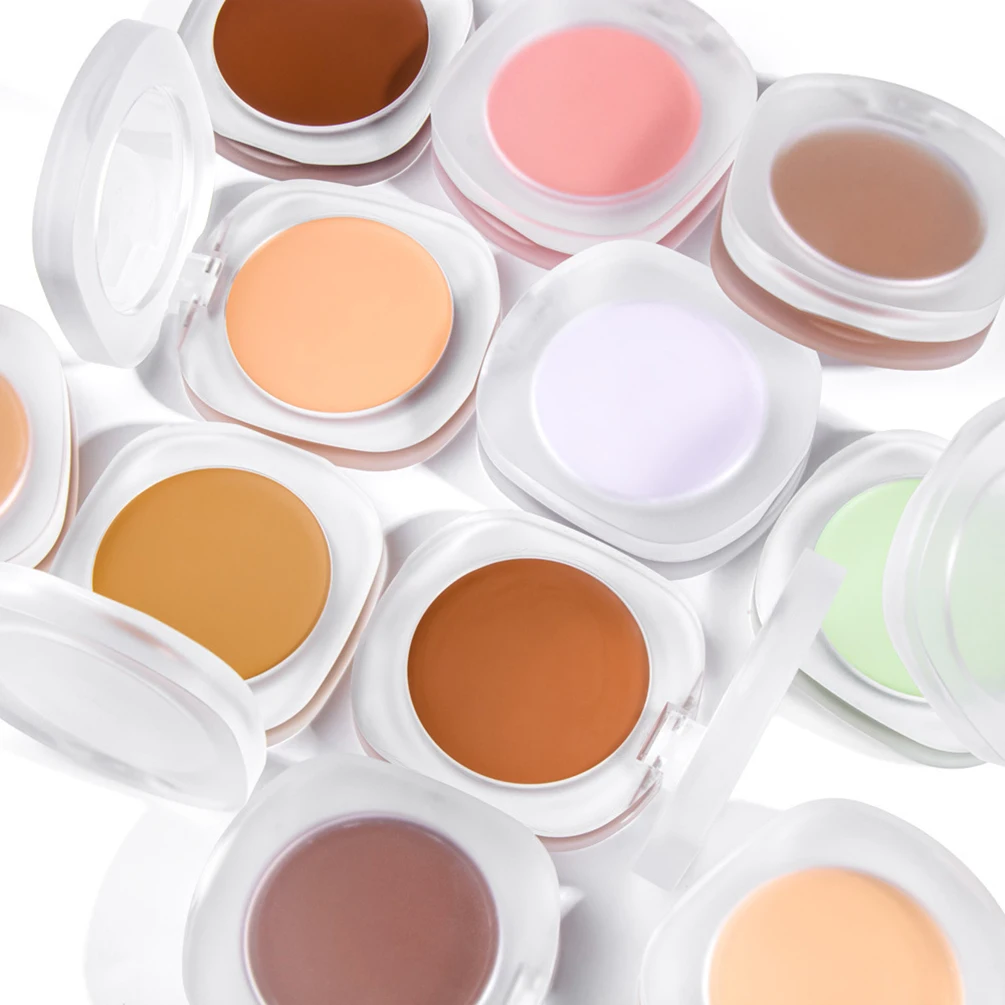 13-color Private Label Concealer Cream Custom Logo Spot-correcting Brightening Concealing Ontouring Waterproof Face Makeup Vegan