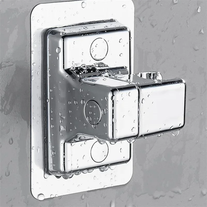 Universal Shower Head Holder Adjustable Shower Wand Holder Wall Mount Bracket Bathroom Accessories