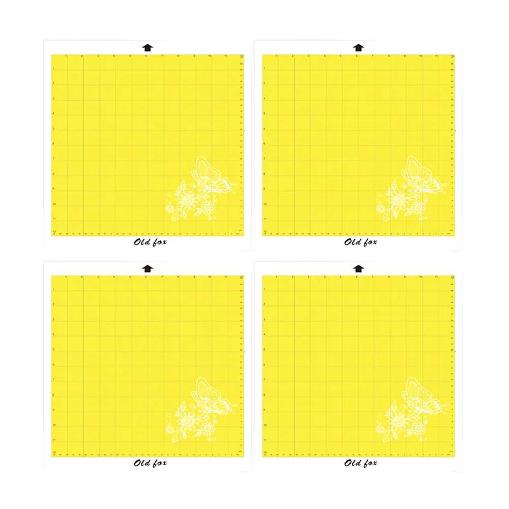 4 قطعة الحصير قسط بولي كلوريد الفينيل الشفاء الذاتي عدم الانزلاق مرنة قطع الراسمة آلة حصيرة للخياطة ورقة نحت المشاريع الحرفية