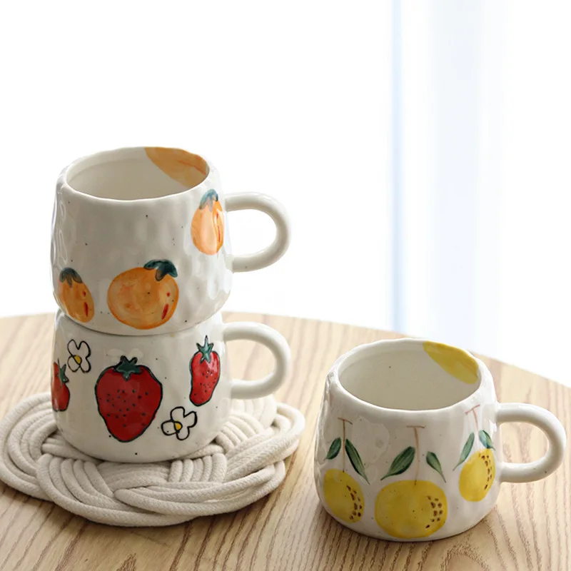 Unterglasur-Keramiktasse im japanischen Stil, hochwertig, handgefertigt, für Kaffee, Tee, Büro, Frühstück, moderner Heimgebrauch, ästhetisches Geschenk