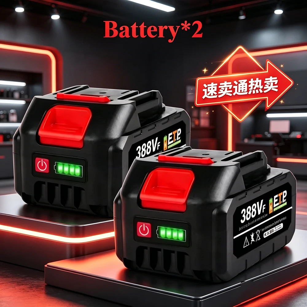 21V 128VF 388VF 928VF Battery Pack 6.0Ah 9.0Ah Li-ion Fast Charging Safety Certified, for Makita Electric Drill/Driver Tools