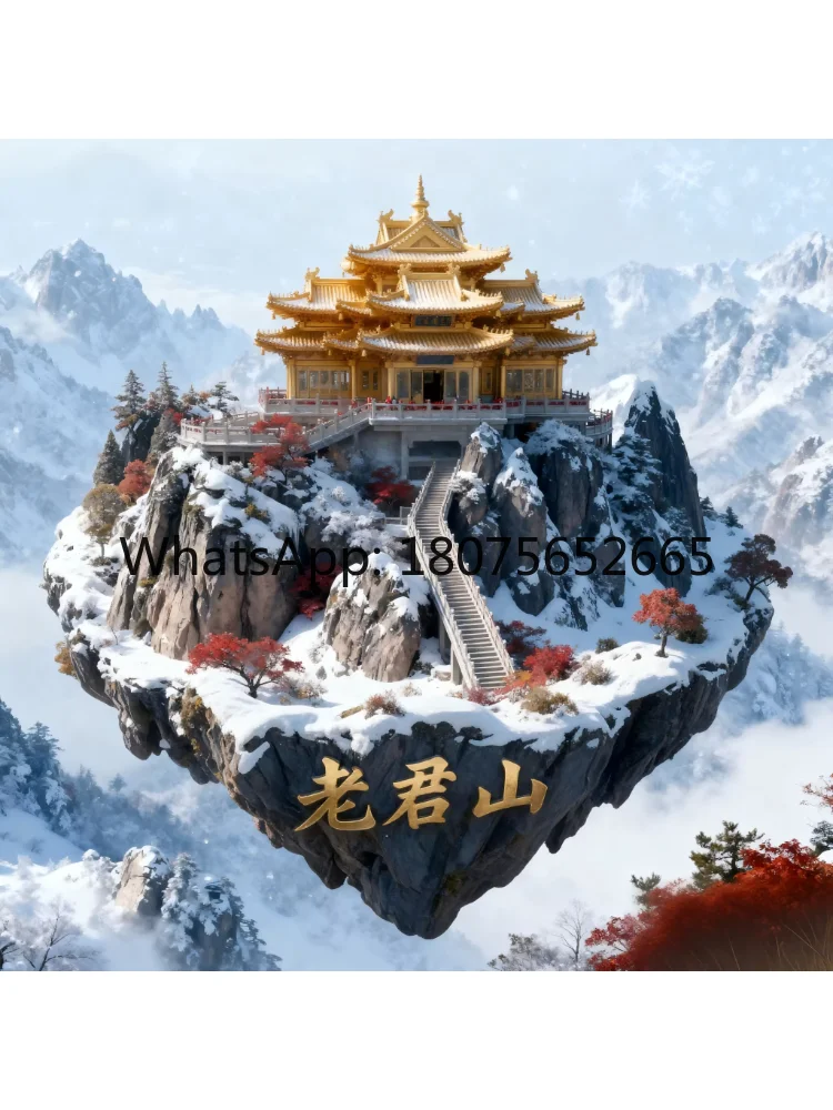 Luoyang refrigerator sticker henan cultural and creative metal magnetic sticker souvenir