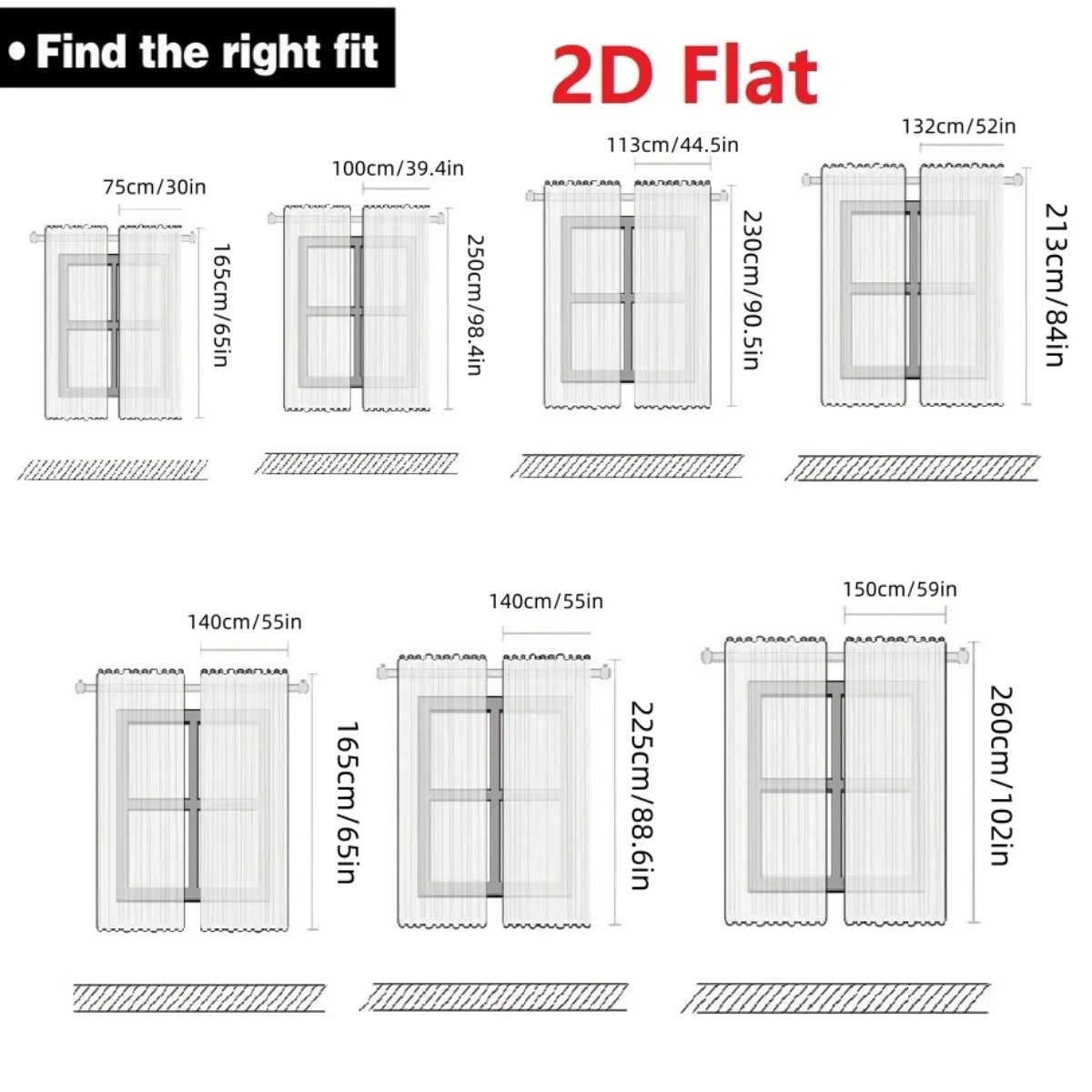 2D Flat 2pcs Bamboo Forest Curtains Green Nature Stream Print Drape Living Room Meditation Room Window Treatment Zen Home Decor
