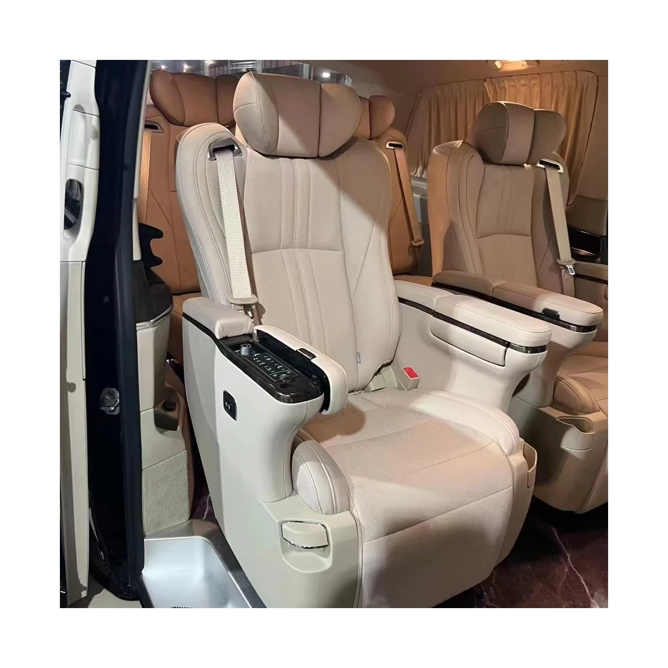 RV Swivel Seat, High Quality Gray Universal Luxury Car Seat Multifunctional Luxury Leather Car Seat Luxury Massage Car Seats