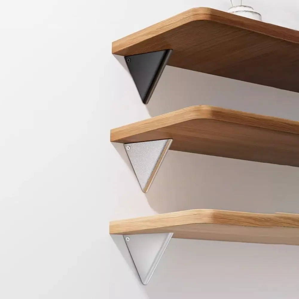 Aluminum Alloy Triangular Bracket Load-Bearing Support Floating Shelves Wall Mounted Shelf Invisible Fasteners