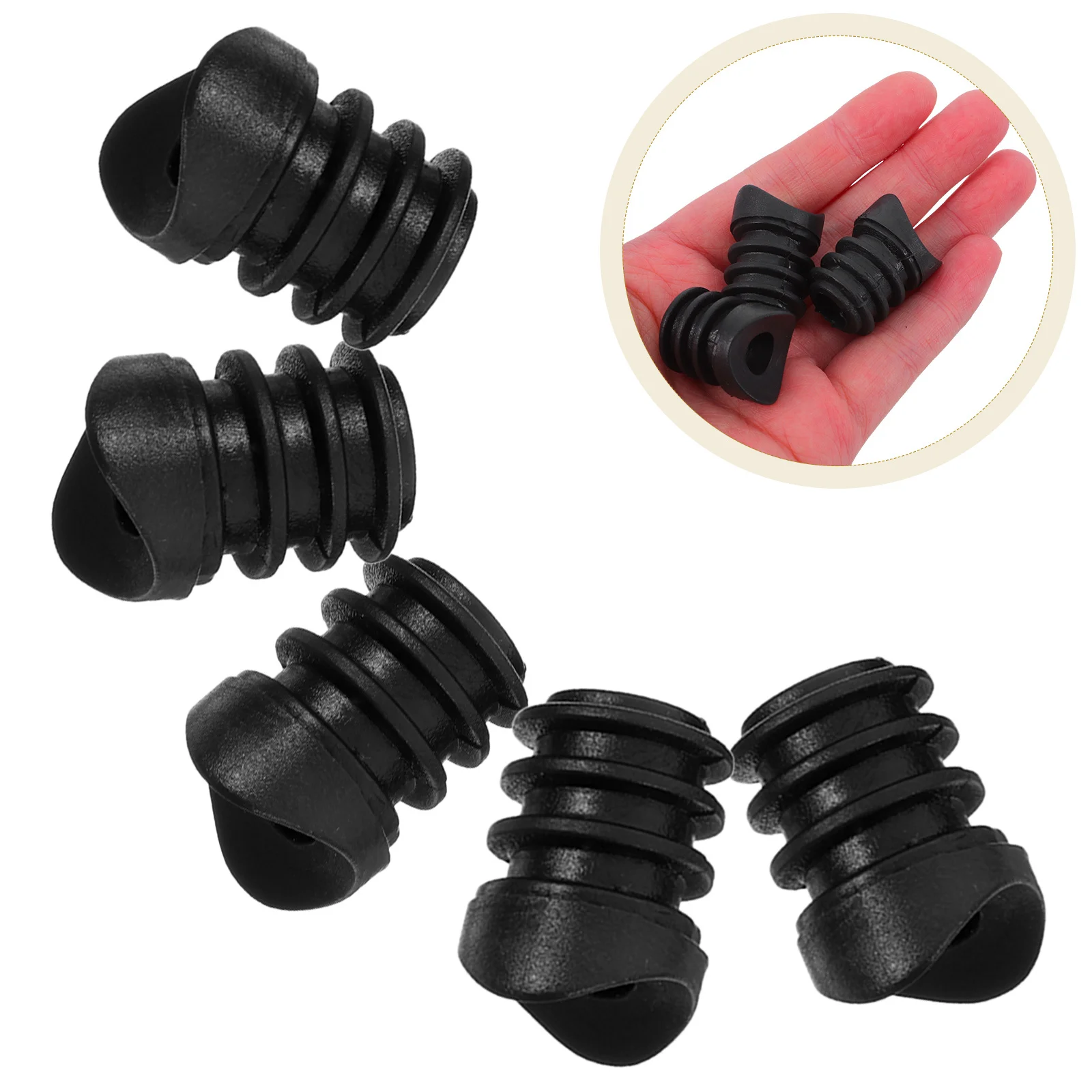 

20pcs Inserts Plastic Wheel Sockets Furniture Caster Stem Sleeves Replacement M6 Threaded Design Easy Installation Floor