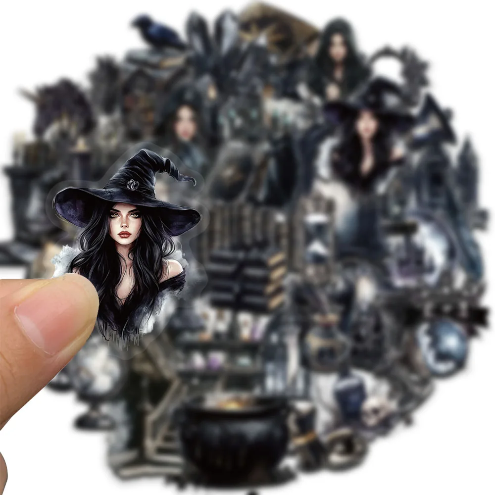 50PCS Vintage Magic Stickers for Notebooks, Drinking Glasses, Guitars, Skateboards, Phones, Tablets, and More. image 2