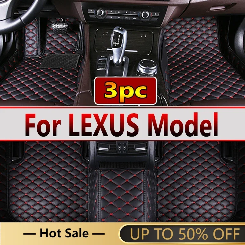 Car Floor Mats For LEXUS CT ES Ⅴ Ⅵ IS F Sport IS-C Conver GS GS430 GS Ⅲ GS300 GS250 GS350 GS200T GS450H Car Accessories