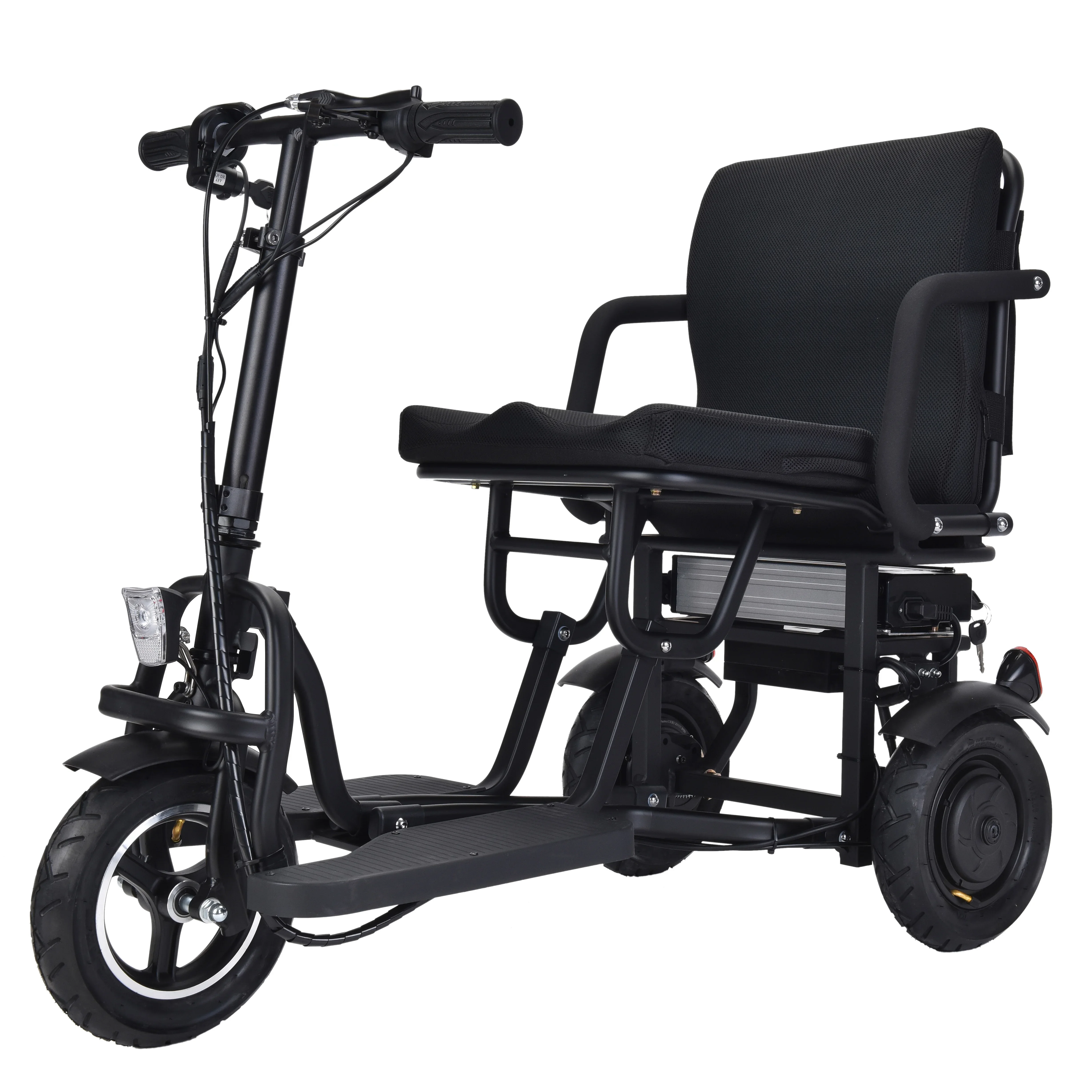 

Hot Sale Adult Elderly Folding 3 4 Three Wheels Wholesale Electric Mobility Light Weight for Seniors Disabled