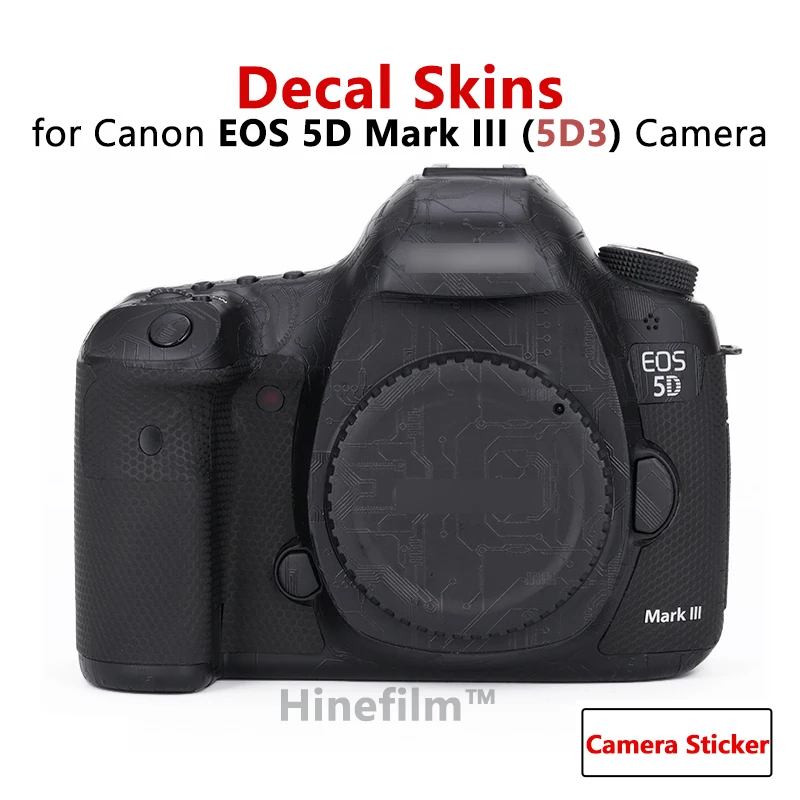 

EOS 5D3 Camera Sticker Protective Film for Canon EOS 5D Mark III Camera Decal Skins Cover Scratch Resistant Decal Wrap Cover