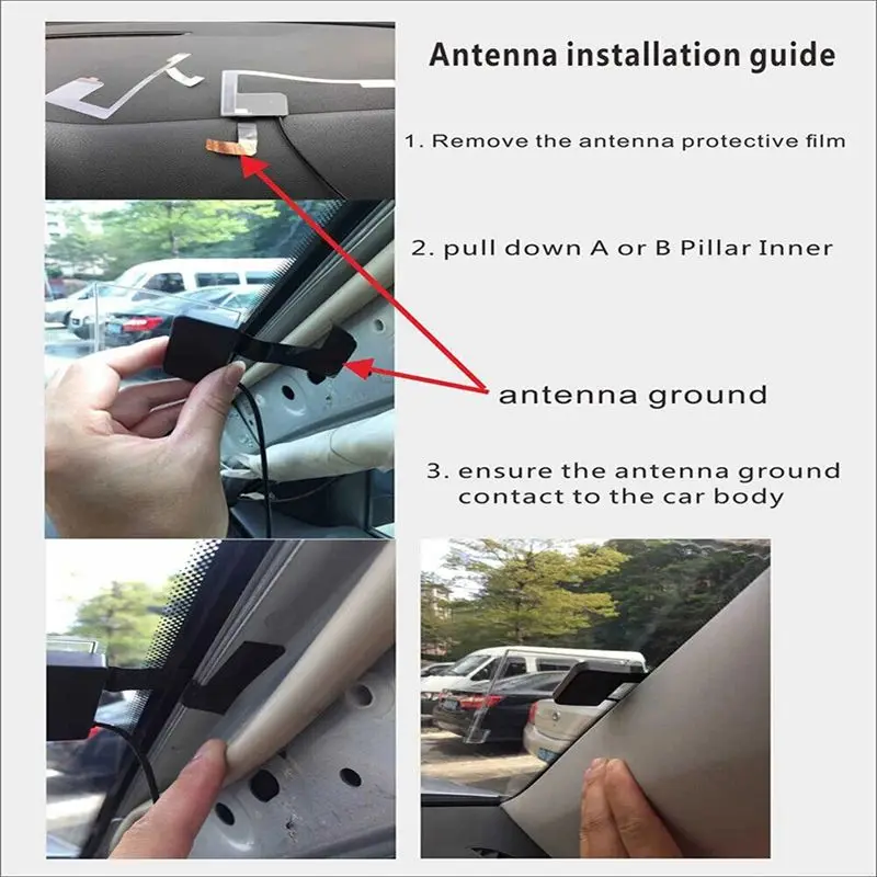 NEW-Car Audio Adapter USB Dongle Receiver 170-240Mhz Car Audio Adapter FM Transmitter Box For Android 5.1 Above Car